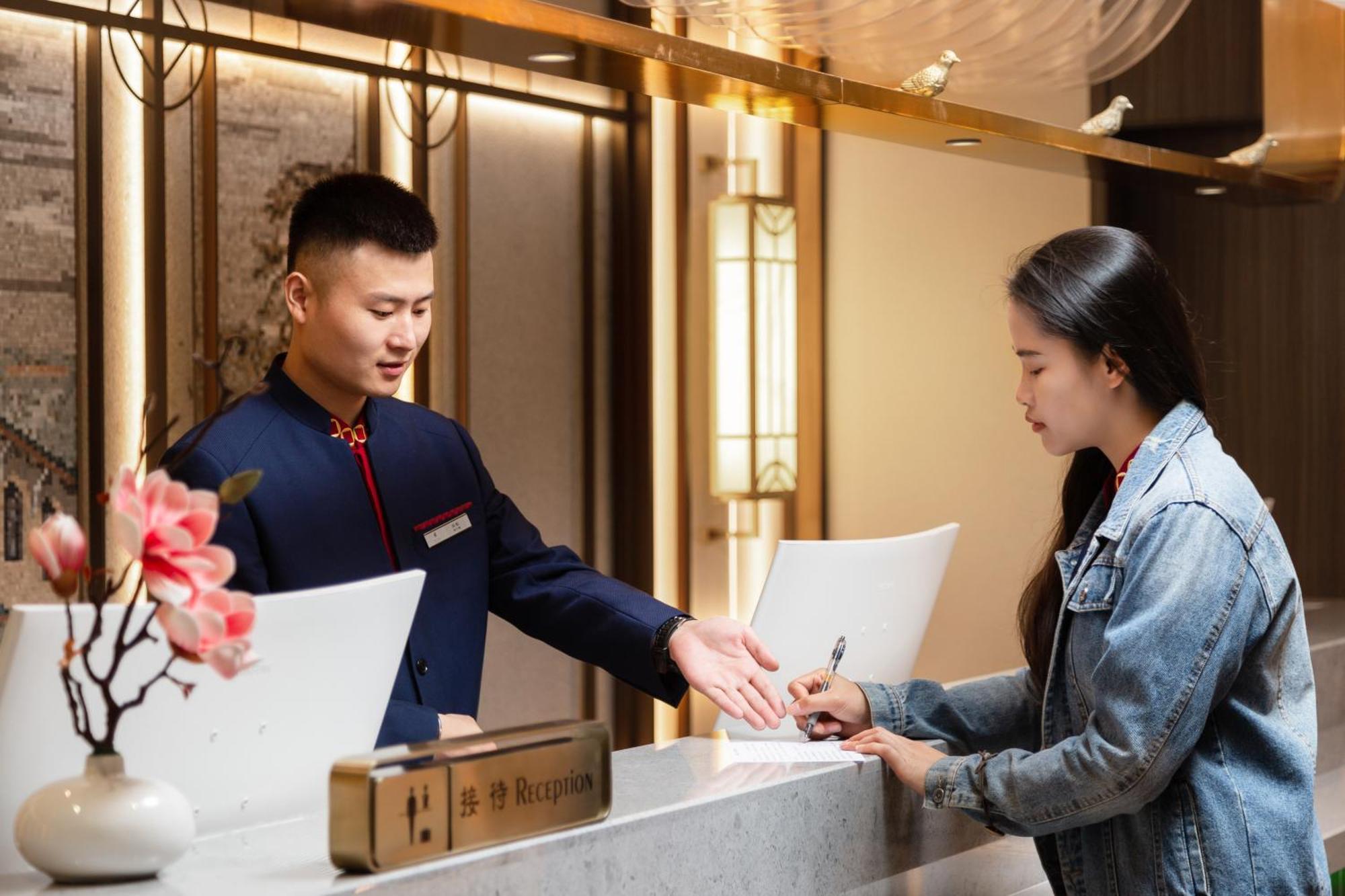 Guangzhou Wogo Yuanbao Hotel-Zhujiang New Town-Free Canton Fair Shuttle Bus & Overseas Buyer Registration Services 외부 사진