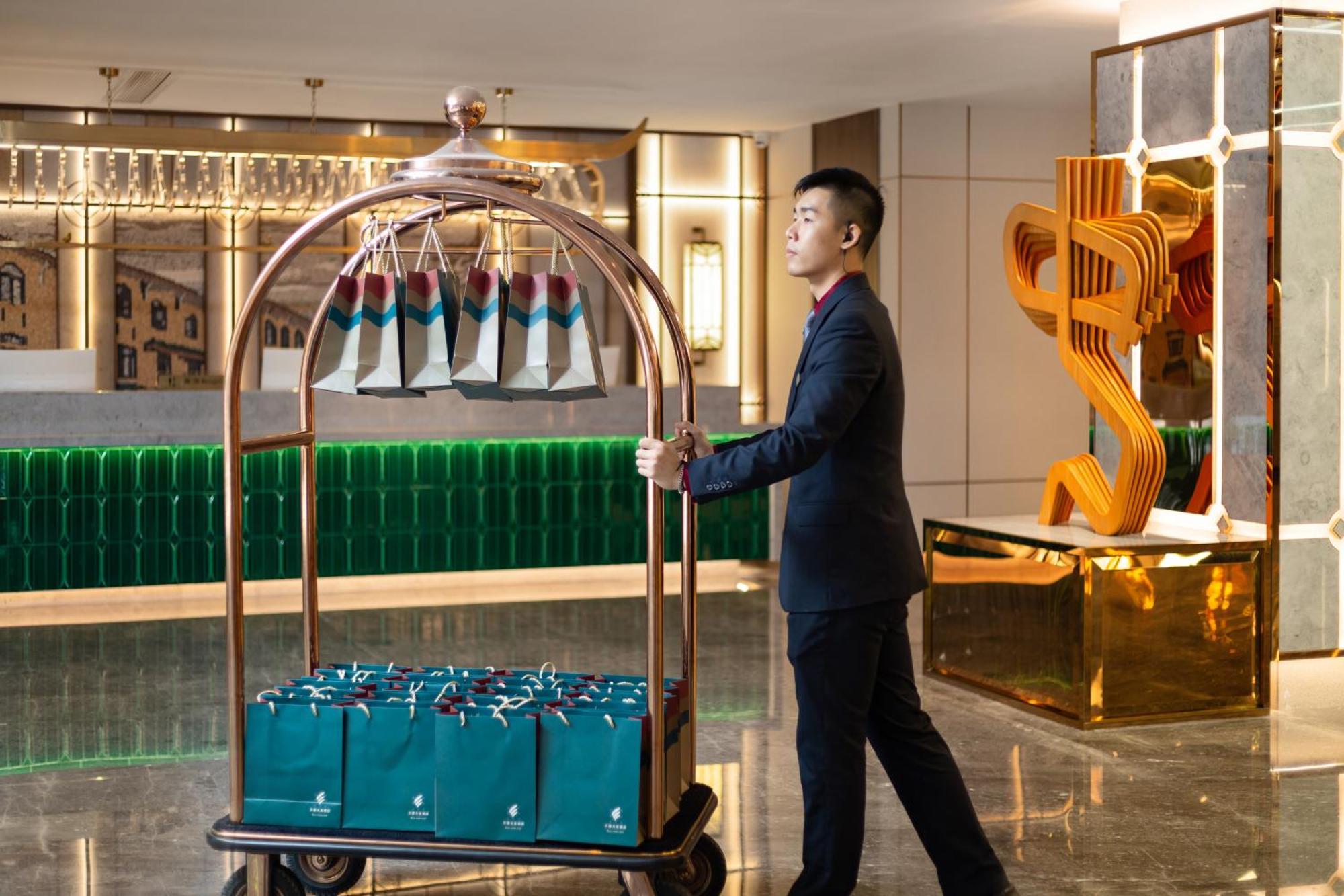 Guangzhou Wogo Yuanbao Hotel-Zhujiang New Town-Free Canton Fair Shuttle Bus & Overseas Buyer Registration Services 외부 사진